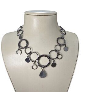 Women's Trendy Gunmetal Plated Chain Necklace NWOT
